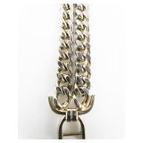 Sperry Chunky Stainless Steel Double-Chain Bracelet.