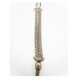 Sperry Chunky Stainless Steel Double-Chain Bracelet.