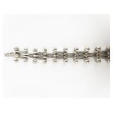 Unique White Base Metal Bracelet.