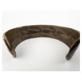 Unique Three Textured Dragonfly Copper Cuff Bracelet.