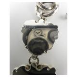 Best Hearts With Fancy Borders White Base Metal Bracelet.