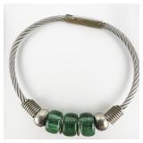 Group of 5 Base Metal Bracelets.