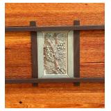 Decorative Wooden and Tile Accent Wall Hanging
