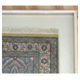 Beautiful Shadow Box Style Framed Tapestry