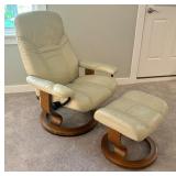 Stressless Ekornes Chair with Ottoman