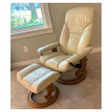 Stressless Ekornes Chair with Ottoman
