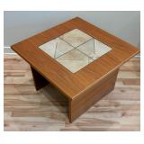 Gangso Mid Century MCM Vintage Danish Modern Teak Wood Ceramic Tile Coffee Table
