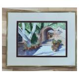 Framed Watercolor Painting by Herndon Grice
