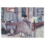 "Madame Lucy Hessel Working as a Dressmaker" Print by Edouard Vuillard