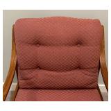 Vintage Mid Century Teak Accent Chair