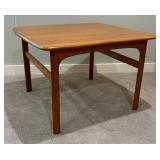 Vintage Mobler Rasmus Solberg Mid Century Modern Teak Accent Table