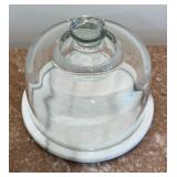 Dutch Garden Marble Based Cheese Dome