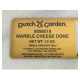 Dutch Garden Marble Based Cheese Dome