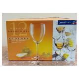 12 Stemmed Glasses by Luminarc