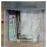 Organizational Cart with Crafting Supplies