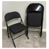 Four Metal Folding Chairs