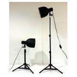 Adjustable Height Studio Lamps