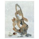 Abstract Unframed Print