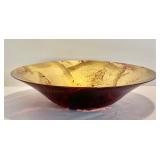 Beautiful Gold Foil Decorative Bowl