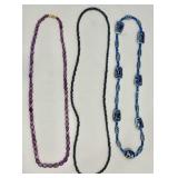 Three Gorgeous Beaded Necklaces