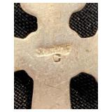 Beautiful Silver and Turquoise Cross Pendant