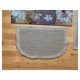Three Small Throw Rugs