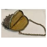 Antique and Vintage Handbags including an Antique Metal Mesh Handbag