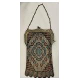 Antique and Vintage Handbags including an Antique Metal Mesh Handbag
