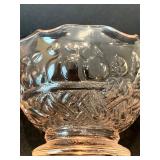Vintage Light Pink Depression Era Glass Ice Cream/ Desert Bowls