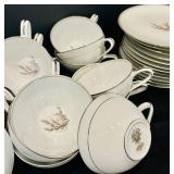 Large Vintage Set of China Noritake China Candice Pattern