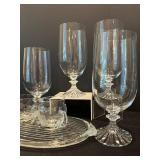 Gorgeous Glass Including Mikasa Champaign Flutes, Wine Glasses, Tea Glasses and More!