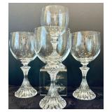Gorgeous Glass Including Mikasa Champaign Flutes, Wine Glasses, Tea Glasses and More!