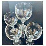 Gorgeous Glass Including Mikasa Champaign Flutes, Wine Glasses, Tea Glasses and More!