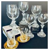 Gorgeous Glass Including Mikasa Champaign Flutes, Wine Glasses, Tea Glasses and More!