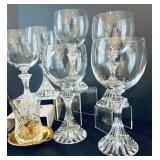 Gorgeous Glass Including Mikasa Champaign Flutes, Wine Glasses, Tea Glasses and More!