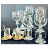Gorgeous Glass Including Mikasa Champaign Flutes, Wine Glasses, Tea Glasses and More!