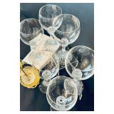 Gorgeous Glass Including Mikasa Champaign Flutes, Wine Glasses, Tea Glasses and More!