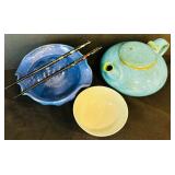 Variety of Rice Bowl, Small Bowls, Teapot Ceramic and Pottery