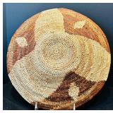 Three Vintage Native American Decorative Wall Hanging Baskets or Basket "Shield of the Worrier"