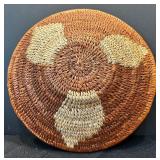 Three Vintage Native American Decorative Wall Hanging Baskets or Basket "Shield of the Worrier"
