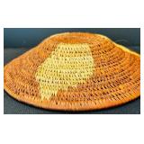 Three Vintage Native American Decorative Wall Hanging Baskets or Basket "Shield of the Worrier"
