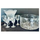Ready to Host! Vintage IITTALA Nuutajarvi FLORAn Vase, Cordial Glass Lead Crystal, Glass Blown Bowl and More