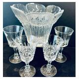 Ready to Host! Vintage IITTALA Nuutajarvi FLORAn Vase, Cordial Glass Lead Crystal, Glass Blown Bowl and More
