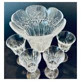 Ready to Host! Vintage IITTALA Nuutajarvi FLORAn Vase, Cordial Glass Lead Crystal, Glass Blown Bowl and More