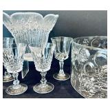 Ready to Host! Vintage IITTALA Nuutajarvi FLORAn Vase, Cordial Glass Lead Crystal, Glass Blown Bowl and More