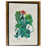 Original Lotus Painting by Betty Johnson