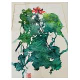 Original Lotus Painting by Betty Johnson