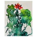 Original Lotus Painting by Betty Johnson