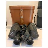 Vintage Binoculars and Tripod