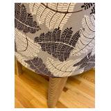 Ikea Leaf Print Upholstered Arm Chair